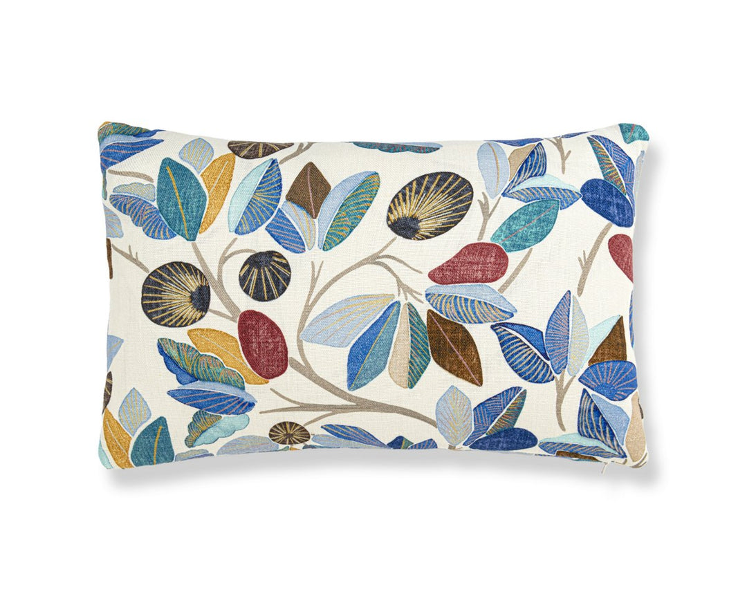 Linden Pillow 14 X 22 - Cobalt HNLBDK166570002 by Scalamandre Designer Pillow