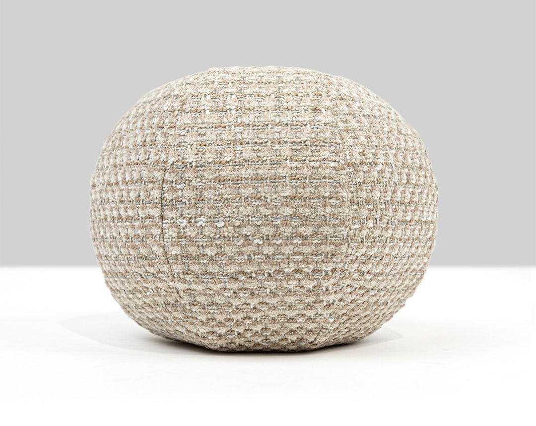 Heatherton Pillow 12 Dia - Nougat HNRADK273330002 by Scalamandre Designer Pillow