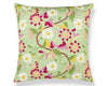 Morning Glory Pillow 22 X 22 - Meadow HNSDDK166580002 by Scalamandre Designer Pillow
