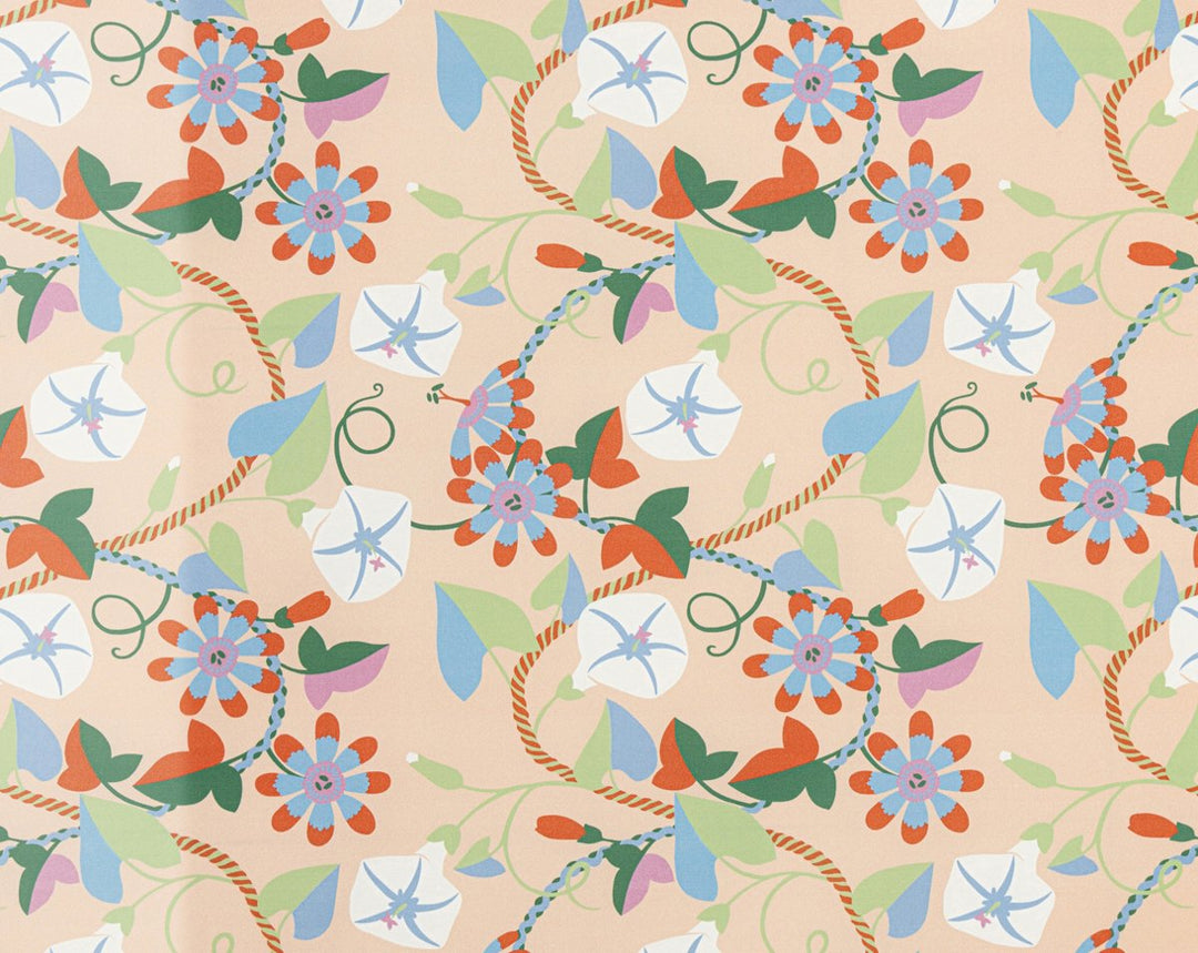 Morning Glory Peach HN166580003 by Hinson Designer Fabric