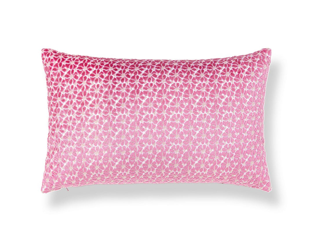 Petal Velvet Pillow 14 X 22 - Pinks HNLBDK273320003 by Scalamandre Designer Pillow