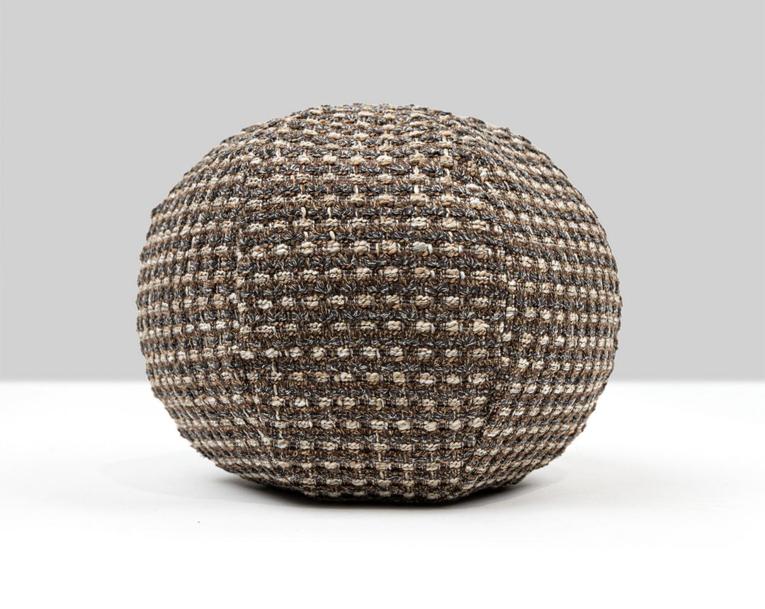 Heatherton Pillow 12 Dia - Walnut HNRADK273330003 by Scalamandre Designer Pillow