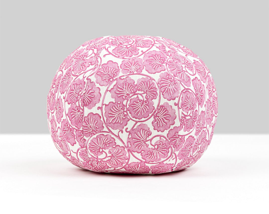 May Pillow 12 Dia - Azalea HNRADK166560004 by Scalamandre Designer Pillow
