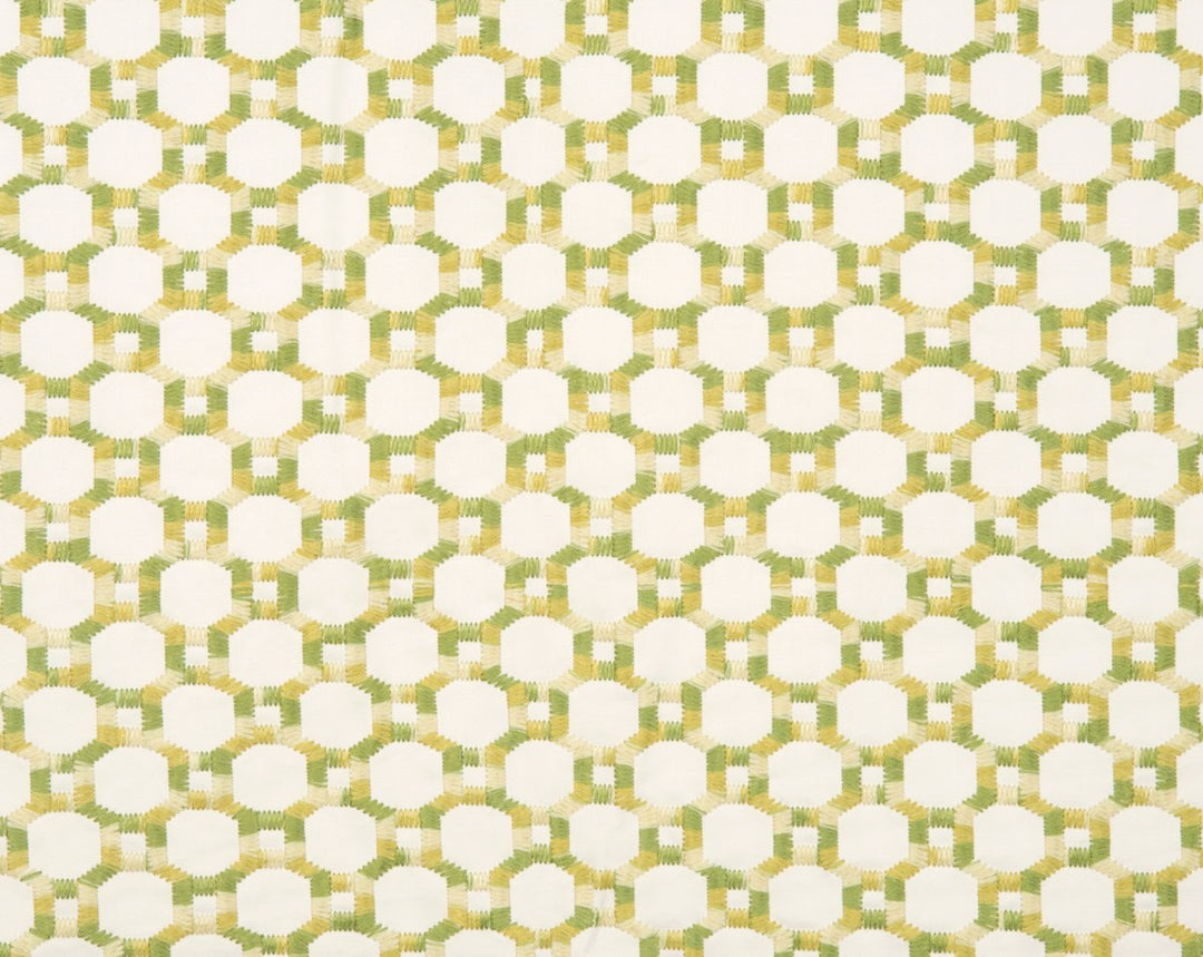 Island Trellis Green HN420140005 by Hinson Designer Fabric