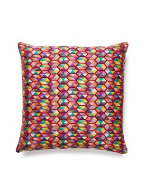Carousel Pillow 22 X 22 - Multi HNCAROPILL0005 by Scalamandre Designer Pillows HINSON LIBRARY 77% VISCOSE 15% POLYESTER 8% COTTON U.S.A. MEDIUM DUTY Horizontal: 3.8" and Vertical: 6.5" 0 - Swanky Fabrics -