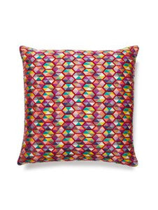 Carousel Pillow 22 X 22 - Multi HNCAROPILL0005 by Scalamandre Designer Pillows