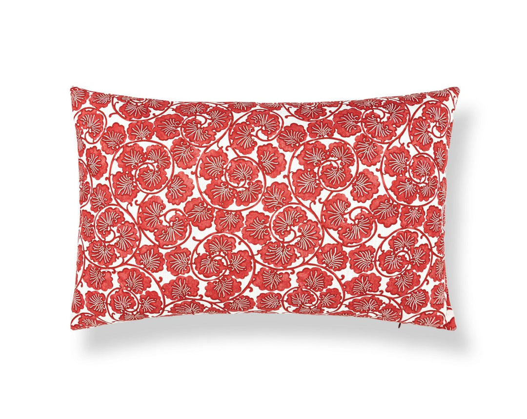 May Pillow 14 X 22 - Red HNLBDK166560005 by Scalamandre Designer Pillow