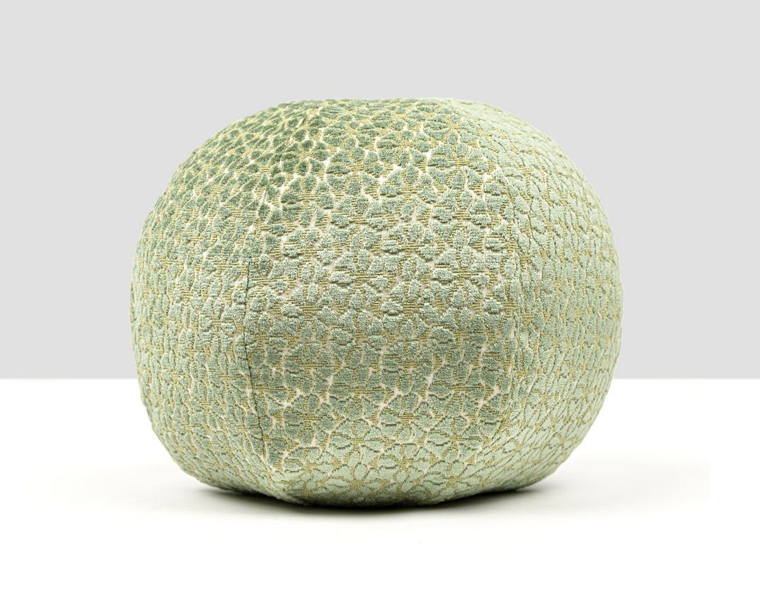 Petal Velvet Pillow 12 Dia - Meadow HNRADK273320005 by Scalamandre Designer Pillow