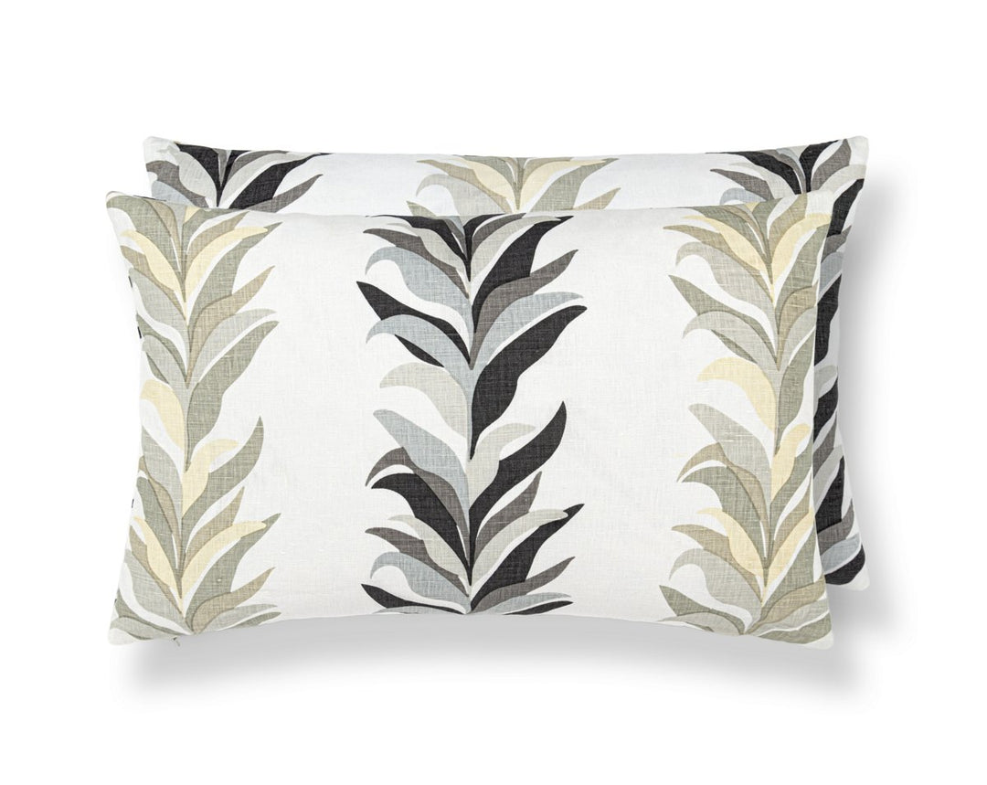Chira Island Pillow 14 X 22 - Shadow HNLBDK166520006 by Scalamandre Designer Pillow