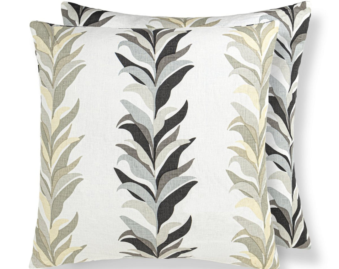Chira Island Pillow 22 X 22 - Shadow HNSDDK166520006 by Scalamandre Designer Pillow