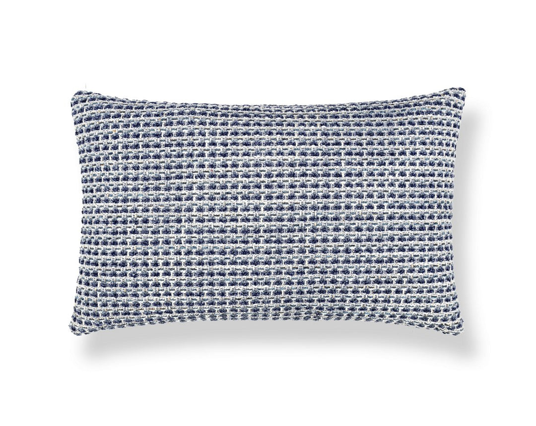 Heatherton Pillow 14 X 22 - Navy HNLBDK273330007 by Scalamandre Designer Pillow