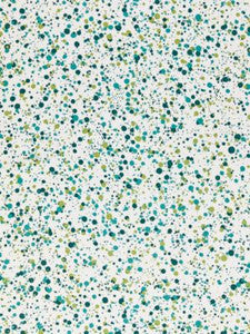 Spatter Cotton Print Mermaid HNF0153000G by Hinson Designer Fabric