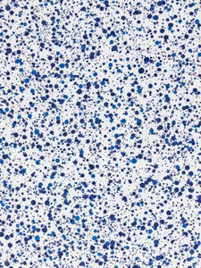 Spatter Cotton Print Navy On White HNF0153000N by Hinson Designer Fabric