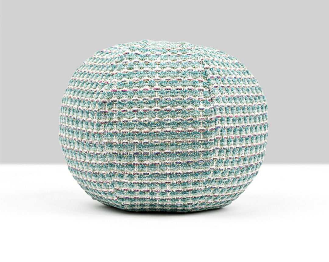 Heatherton Pillow 12 Dia - Aquamarine HNRADK273330012 by Scalamandre Designer Pillow