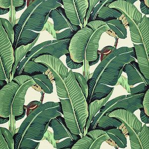 Hinson Palm - Cotton Print/Green Hn 000142010 by Hinson Designer Fabric