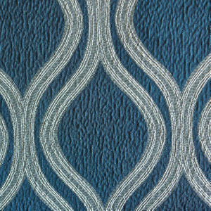 Holyoke Midnight by Norbar Designer Fabric SYMPHONY 100% POLYESTER INDIA 12"V 9"H 55 - Swanky Fabrics -