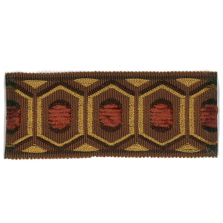 Honeycomb 3 Saddle by Stout Designer Trim ACCENTS TAPES & BORDERS 74%SVI 26%POL CHINA </p><p>Repeat: 0 1.75 in - Swanky Fabrics -