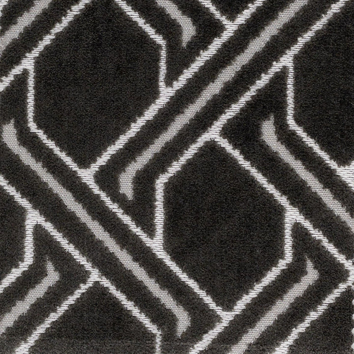 Hooper 1 Stone by Stout Designer Fabric PILED HIGH VELVETS 52%POL 48%SVI INDIA Horizontal: 3.500 and Vertical: 3.875 55 in - Swanky Fabrics -