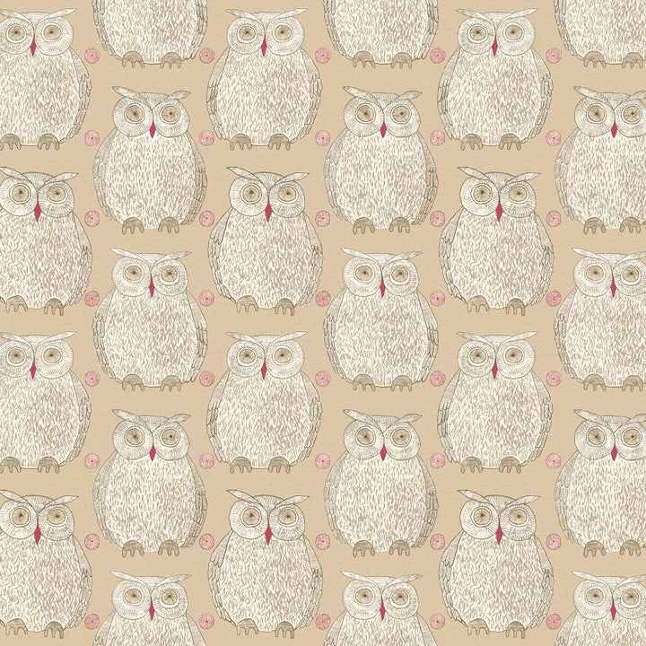 Hoot 33J7751 by JF Blendworth Designer Fabric Hampshire Book 53% Linen, 35% Cotton, 12% Nylon United Kingdom 20000 Horizontal: 18 and Vertical: 24.75 56 - Swanky Fabrics -