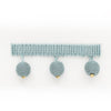 Hopat Beaded Fringe 1 Aqua by Stout Designer Trim