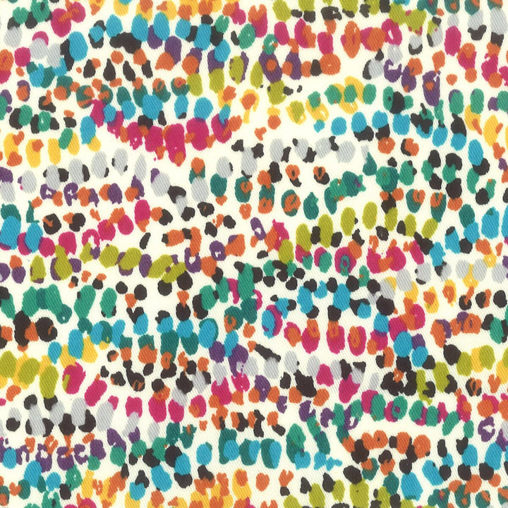 Hotwave 1 Festival by Stout Designer Fabric RAINBOW LIBRARY SPA/TEAL 100%COT PAKISTAN CATB 117-2013 WYZENBEEK 50 000 DOUBLE RUB WEAR TEST (HEAVY DUTY) Horizontal: 6.75 and Vertical: 6.75 54 in - Swanky Fabrics -