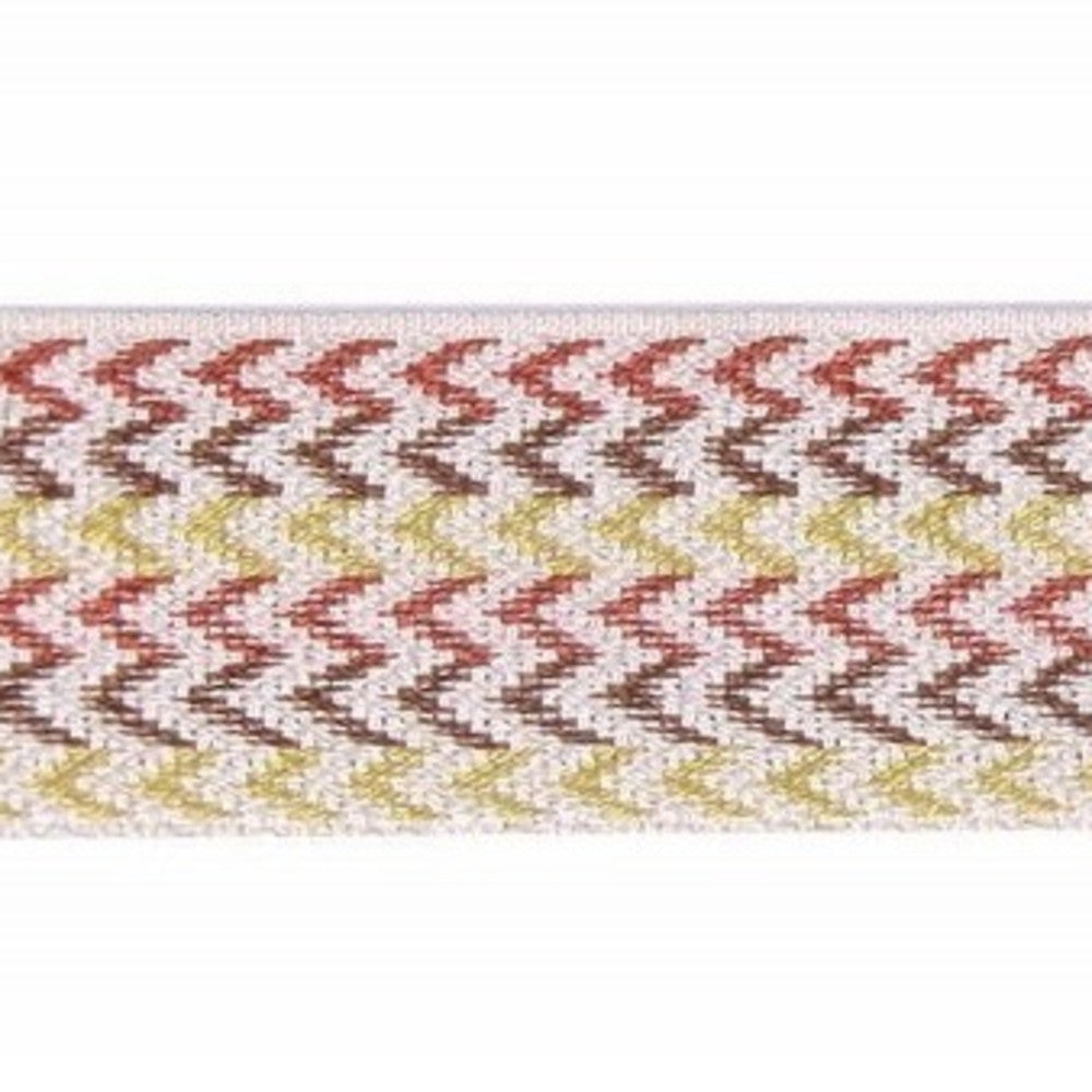 HT 1692 Dessert by Europatex Designer Fabric Jacquard tapes 100% Polyester 1.50 inches - Swanky Fabrics -