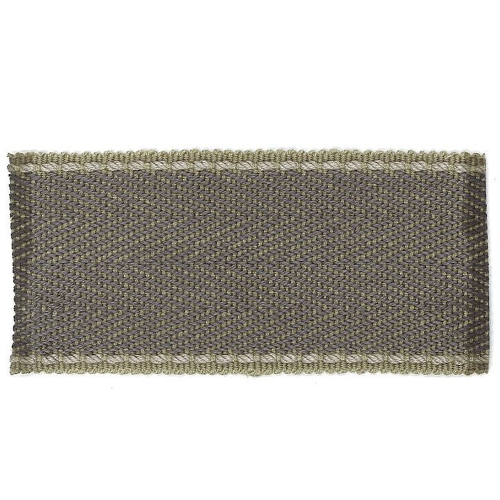 Hudson 2 Smoke by Stout Designer Trim ACCENTS TAPES & BORDERS 100%SVI CHINA Horizontal: 0 and Vertical: 0 1.75 in - Swanky Fabrics -