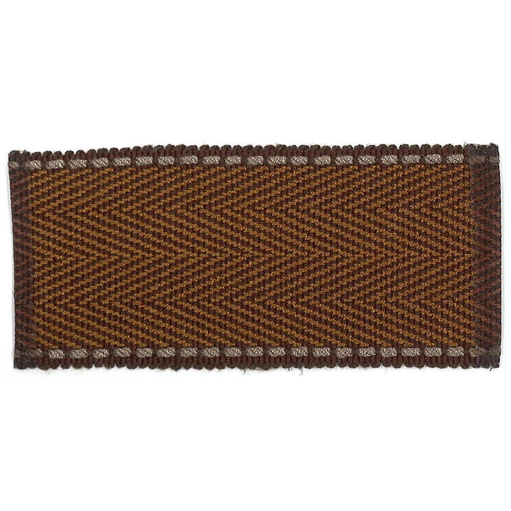 Hudson 5 Coffee by Stout Designer Trim ACCENTS TAPES & BORDERS 100%SVI CHINA </p><p>Repeat: 0 1.75 in - Swanky Fabrics -