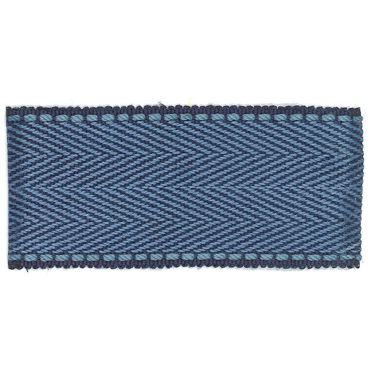 Hudson 8 Royal by Stout Designer Trim ACCENTS TAPES & BORDERS 100%SVI CHINA Horizontal: 0 and Vertical: 0 1.75 in - Swanky Fabrics -