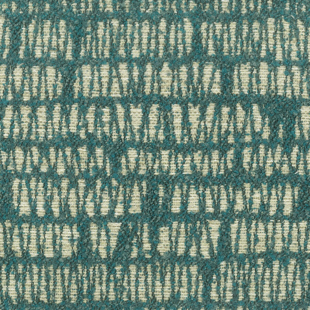 Humble 2 Teal by Stout Designer Fabric RAINBOW LIBRARY AQUA/LAGOON 77%POP 23%POL USA CATB 117-2013 WYZENBEEK 15 000 DOUBLE RUB WEAR TEST (HEAVY DUTY) Horizontal: 13.75 and Vertical: 14.25 54 in - Swanky Fabrics -