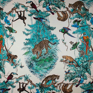 Habitat Aqua by Europatex Designer Fabric