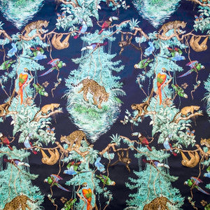 Habitat Navy by Europatex Designer Fabric