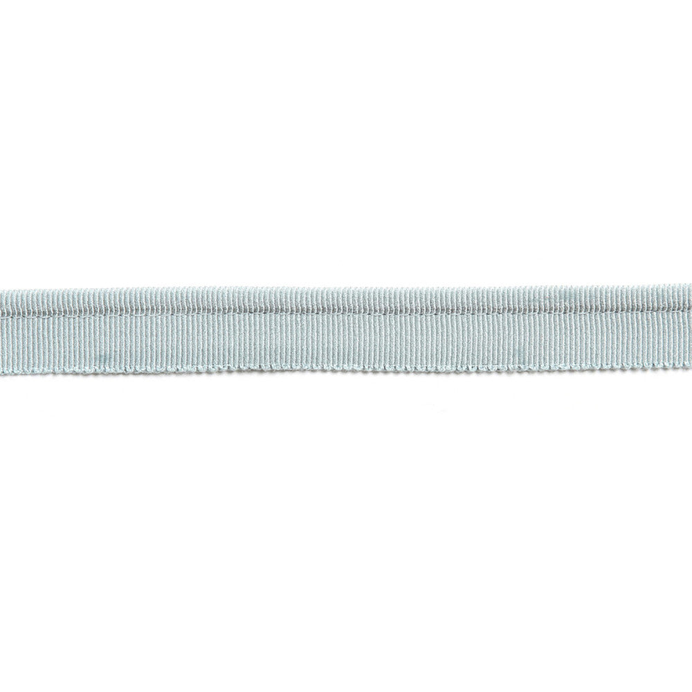 Hellenic Key Grosgrain Lip Cord Mist by Europatex Designer Fabric Hellenic 45% Rayon, 31% Cotton, 23% Fibranne, 1% Polyester 0.25 inches - Swanky Fabrics -