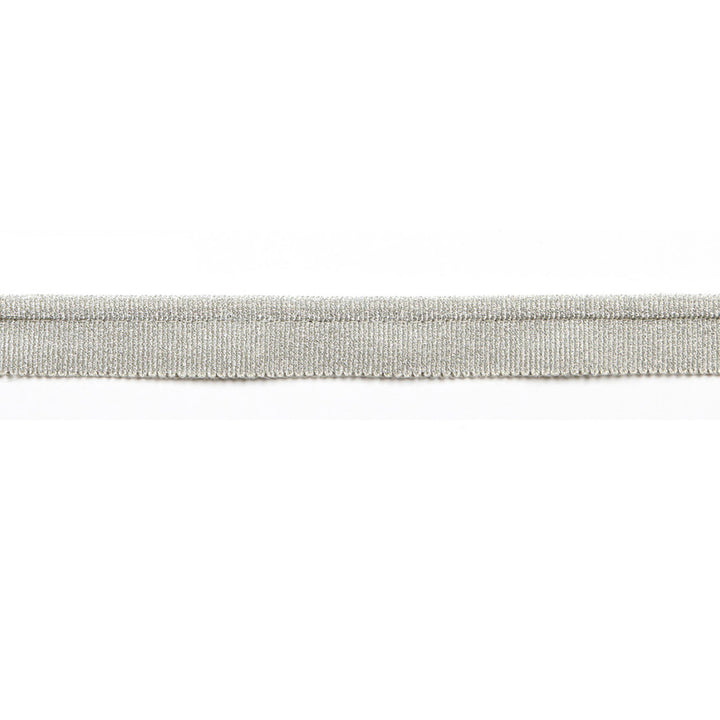 Hellenic Key Grosgrain Lip Cord Oyster by Europatex Designer Fabric Hellenic 45% Rayon, 31% Cotton, 23% Fibranne, 1% Polyester 0.25 inches - Swanky Fabrics -