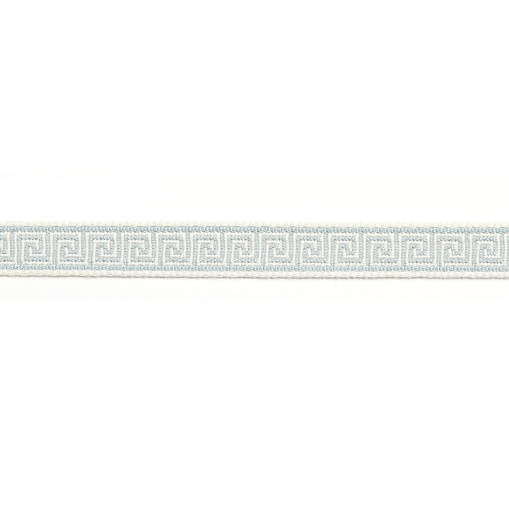 Hellenic Key Jacquard Tape Mist by Europatex Designer Fabric Hellenic 76% Fibranne, 24% Rayon 0.56 inches - Swanky Fabrics -