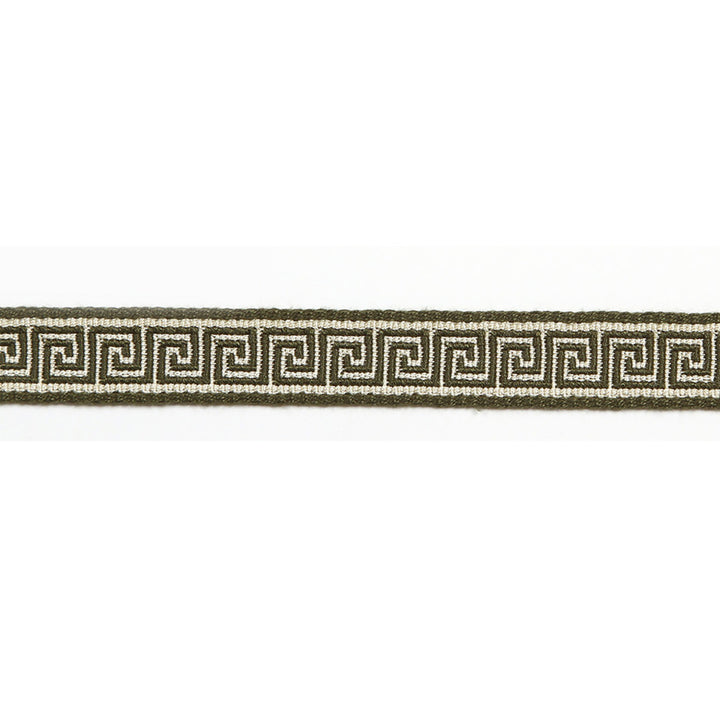 Hellenic Key Jacquard Tape Caper by Europatex Designer Fabric Hellenic 76% Fibranne, 24% Rayon 0.56 inches - Swanky Fabrics -