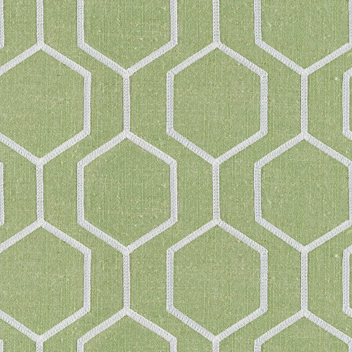 Socrates Hexagono Elm by Europatex Designer Fabric Socrates 20% Linen, 45% Viscose, 35% Polyester 7.8" H, 7.8" V 56.00 inches - Swanky Fabrics -