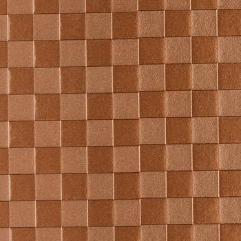 Hopscotch Copper Kettle SHP-003 by Nassimi Designer Fabric our website for purchase 100% Vinyl USA or Asia Water-based cleaning agents and foam may be used for cleaning. This fabric may also be cleaned with mild, water-free solvents. Cleaning by a professional cleaning service is recommended. Horizontal: - and Vertical: - 54" - Swanky Fabrics -