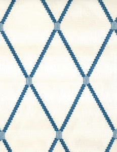 Ideal Ivory Blue by Norbar Designer Fabric