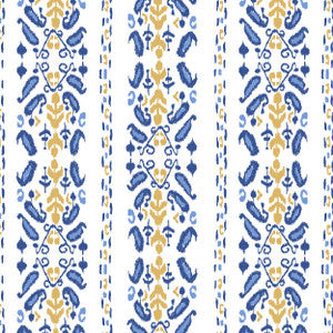 Ikat 3 Frenchblue by Aoc Designer Fabric