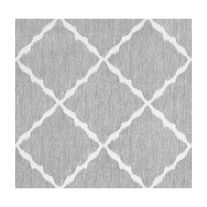 Ikat Strie Pewter by Kravet Basics Designer Fabric SARAH RICHARDSON HARMONY COTTON - 100% India MEDIUM Horizontal: 9 and Vertical: 9 54 - Swanky Fabrics -