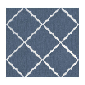 Ikat Strie Indigo by Kravet Basics Designer Fabric