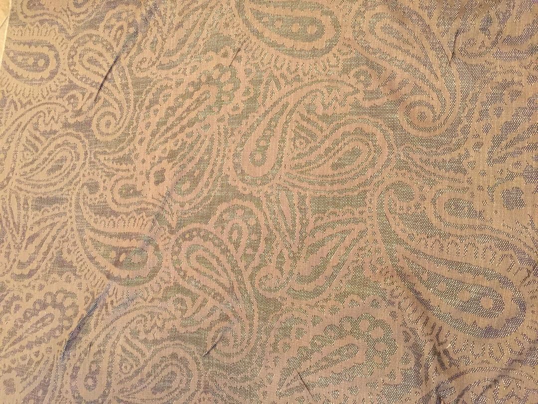Clarence House Alfonso Brown Paisley 34478-3 Upholstery Fabric 3 5/8 Yards