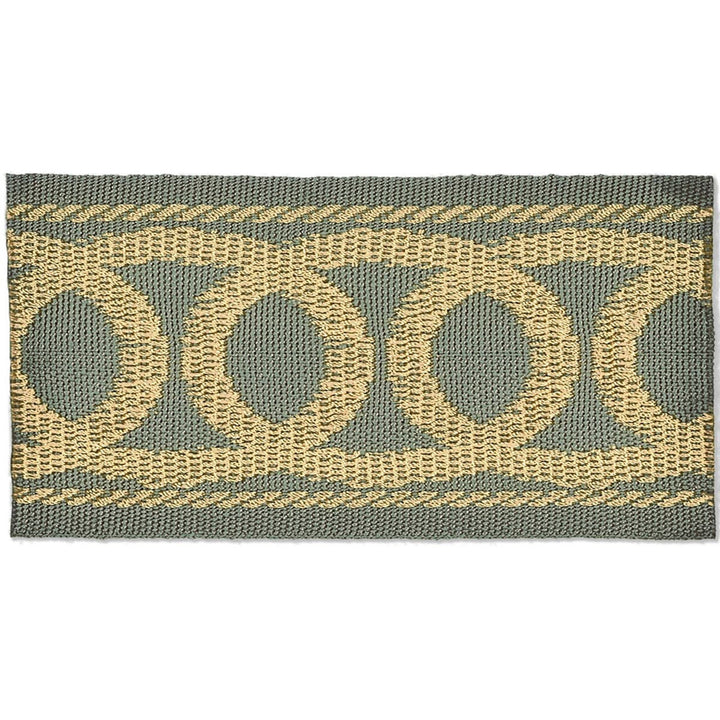 Improvise 1 Pewter by Stout Trim Stout Trim Improvise 1 PewterTrim HARMONY TRIM CHINA </p><p>Repeat: H: 0.000, V: 0.000 2 in - Fabric Carolina -