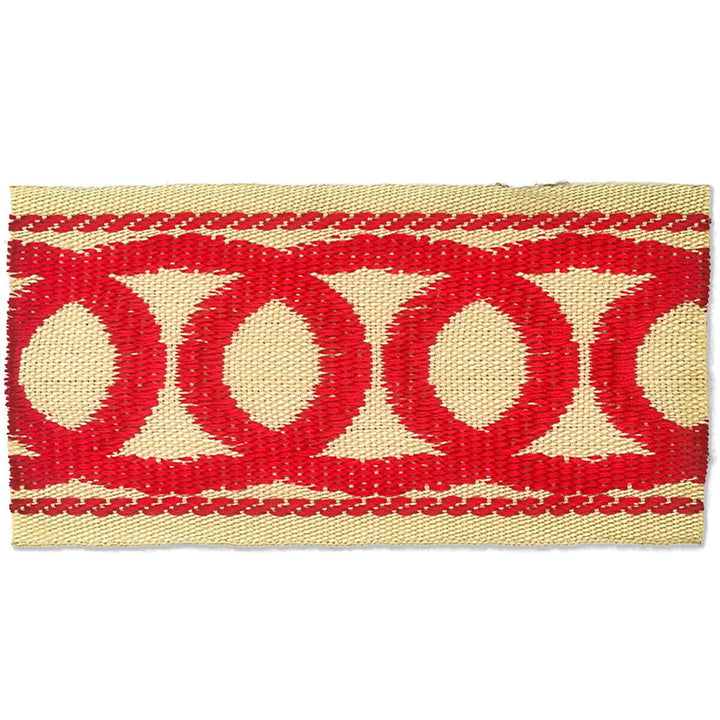 Improvise 3 Cherry by Stout Designer Trim HARMONY TRIM 57%POL 43%SVI CHINA </p><p>Repeat: 0 2 in - Swanky Fabrics -