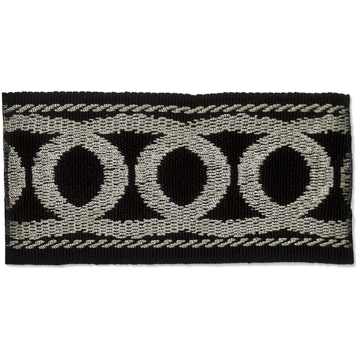 Improvise 5 Coal by Stout Designer Trim HARMONY TRIM 57%POL 43%SVI CHINA FLAME RETARDANT-U.F.A.C. CLASS 1 CATB 117-2013 WYZENBEEK 30 000 DOUBLE RUB WEAR TEST (HEAVY DUTY) Horizontal: 0.000 and Vertical: 0.000 2 in - Swanky Fabrics -
