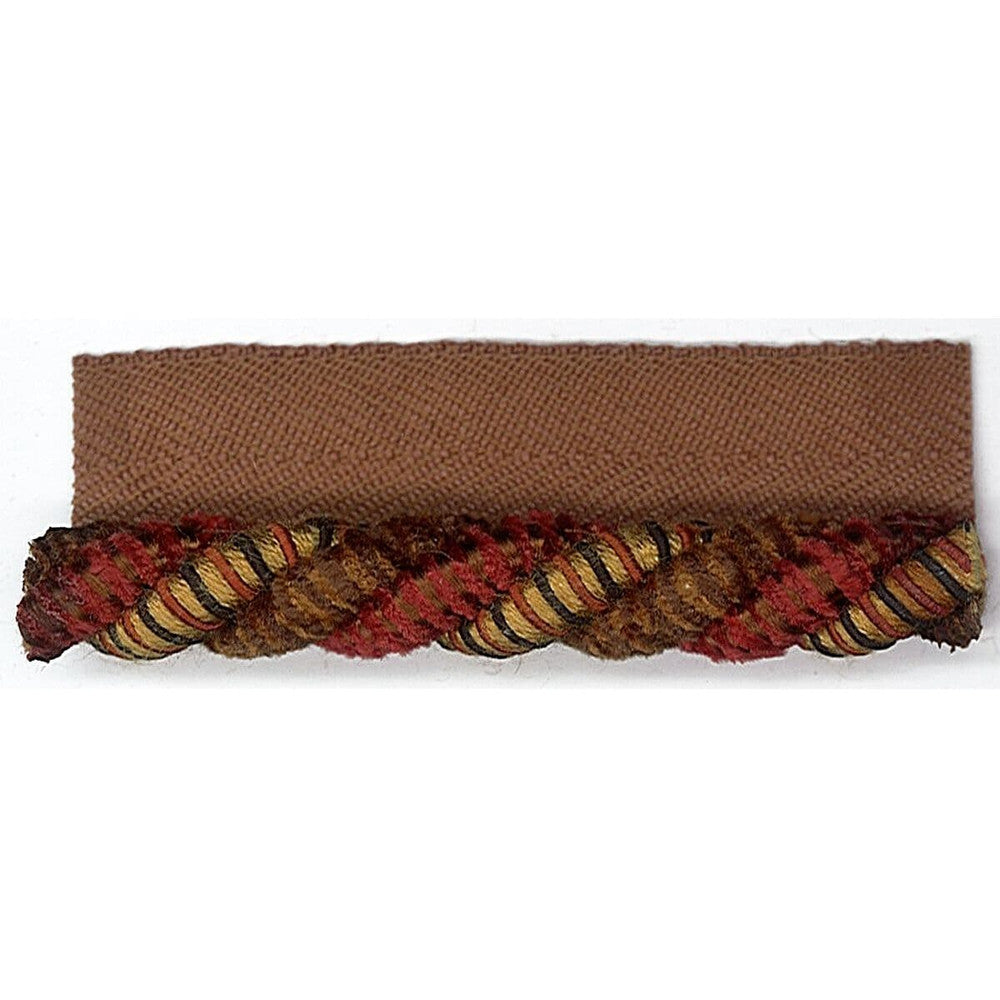 Inglewood 8 Brandy by Stout Designer Trim Just Cords 48% Spun Viscose 43% Cotton 9% Polyester CHINA Horizontal: 0 and Vertical: 0 0.38 in - Swanky Fabrics -