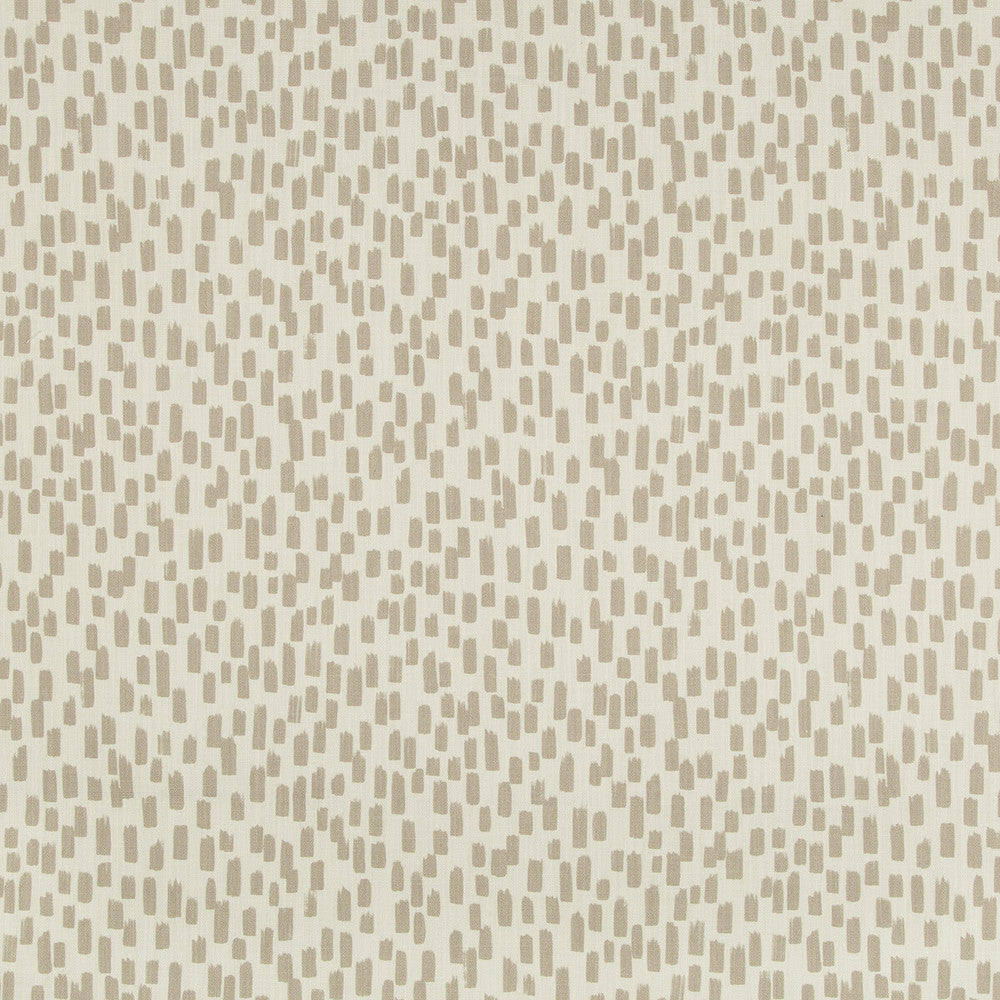 Inkstrokes Sand by Kravet Basics Designer Fabric NATE BERKUS WELL-TRAVELED COTTON - 90%;LINEN - 10% Pakistan MEDIUM Horizontal: 18 and Vertical: 13.5 54 - Swanky Fabrics -