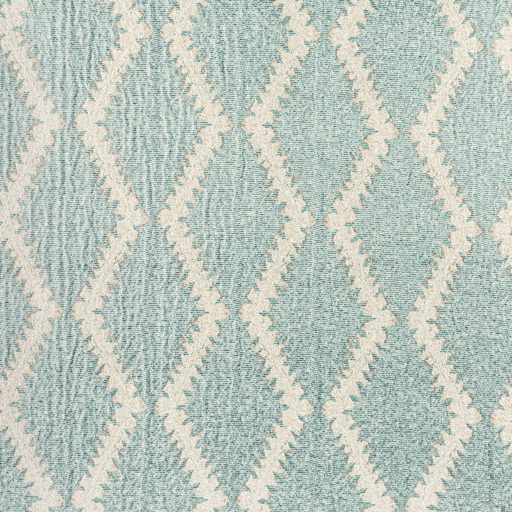 Insight 3 Aqua by Marcus William Designer Fabric MARCUS WILLIAM CURIOSITIES 63%SVI 20%COT 9%POL 8%ACR INDIA PERFORMANCE RATED FABRIC WYZENBEEK 30 000 DOUBLE RUB WEAR TEST (HEAVY DUTY) Horizontal: 6.375 and Vertical: 7.000 52 in - Swanky Fabrics -