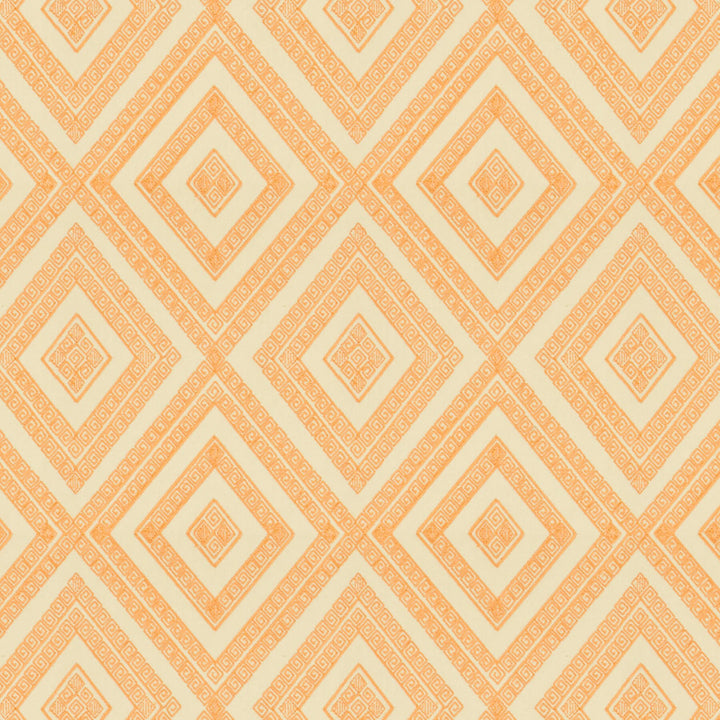 Intarsia 3 Melon by Stout Designer Fabric RAINBOW LIBRARY SUNSET/SPICE 100%COT %BEMB INDIA Horizontal: 10.375 and Vertical: 12.875 51.87 in - Swanky Fabrics -